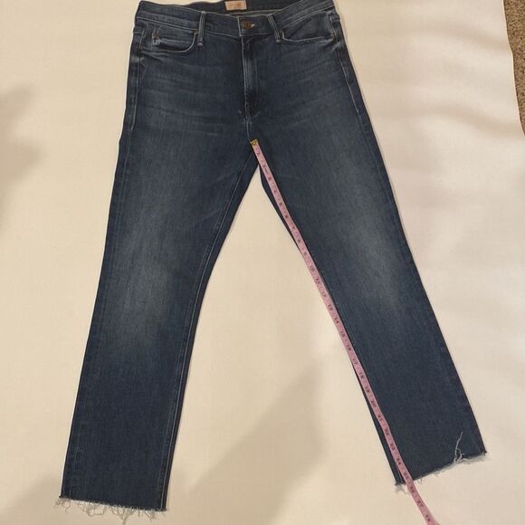 MOTHER MID RISE DAZZLER CROP FRAY WERE ALL IN THIS TOGETHER NWOT - Picture 16 of 16